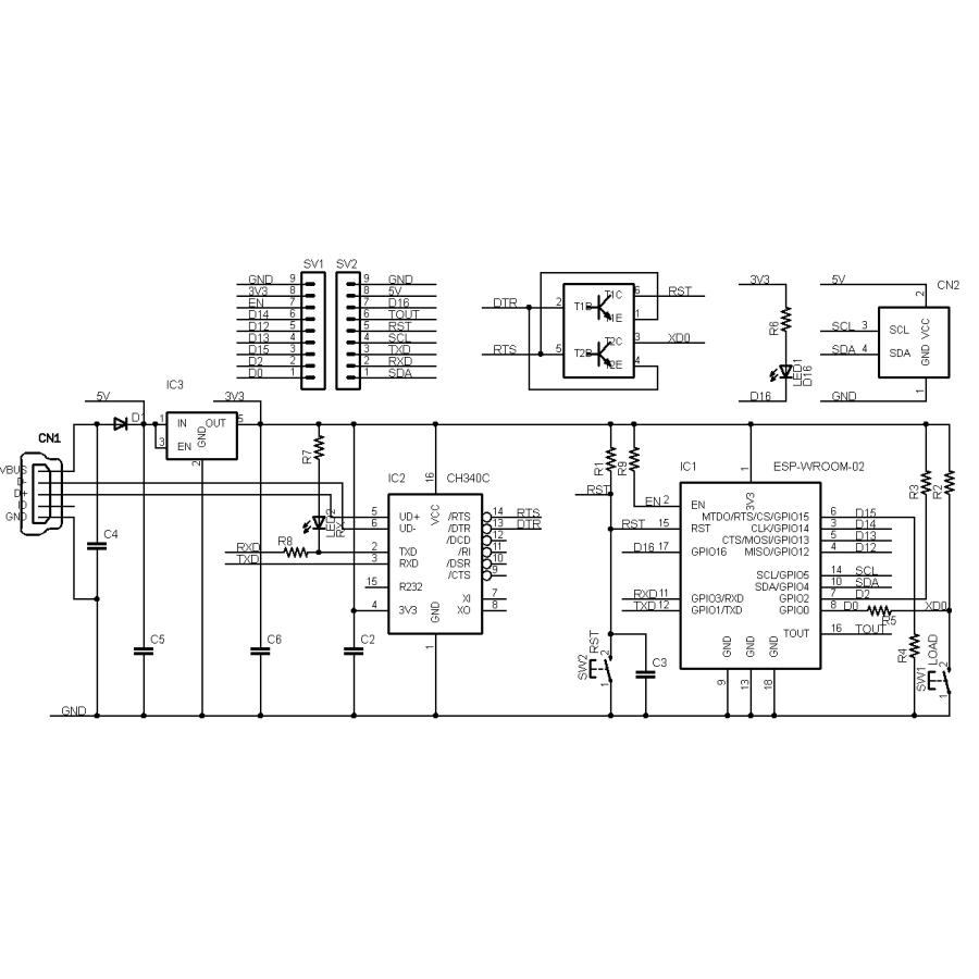ESP8266-KEY-R2 (ESP-WROOM-02D 開発ボード) |  | 04