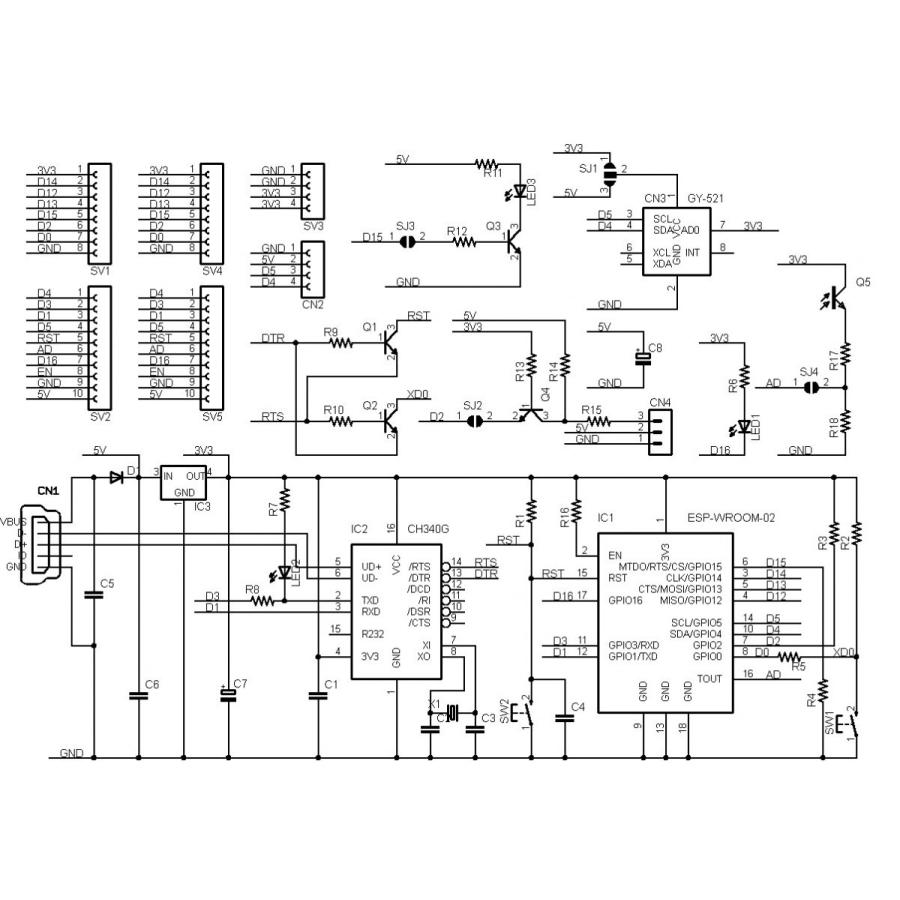 ESP8266-LEAF-R5 (ESP-WROOM-02 開発ボード) |  | 05