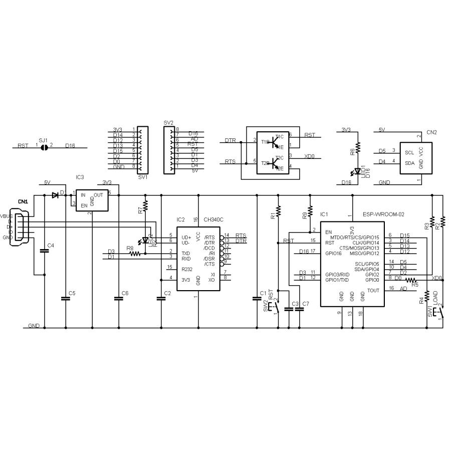 ESP8266-SLIM-R1 (ESP-WROOM-02D 開発ボード) |  | 04