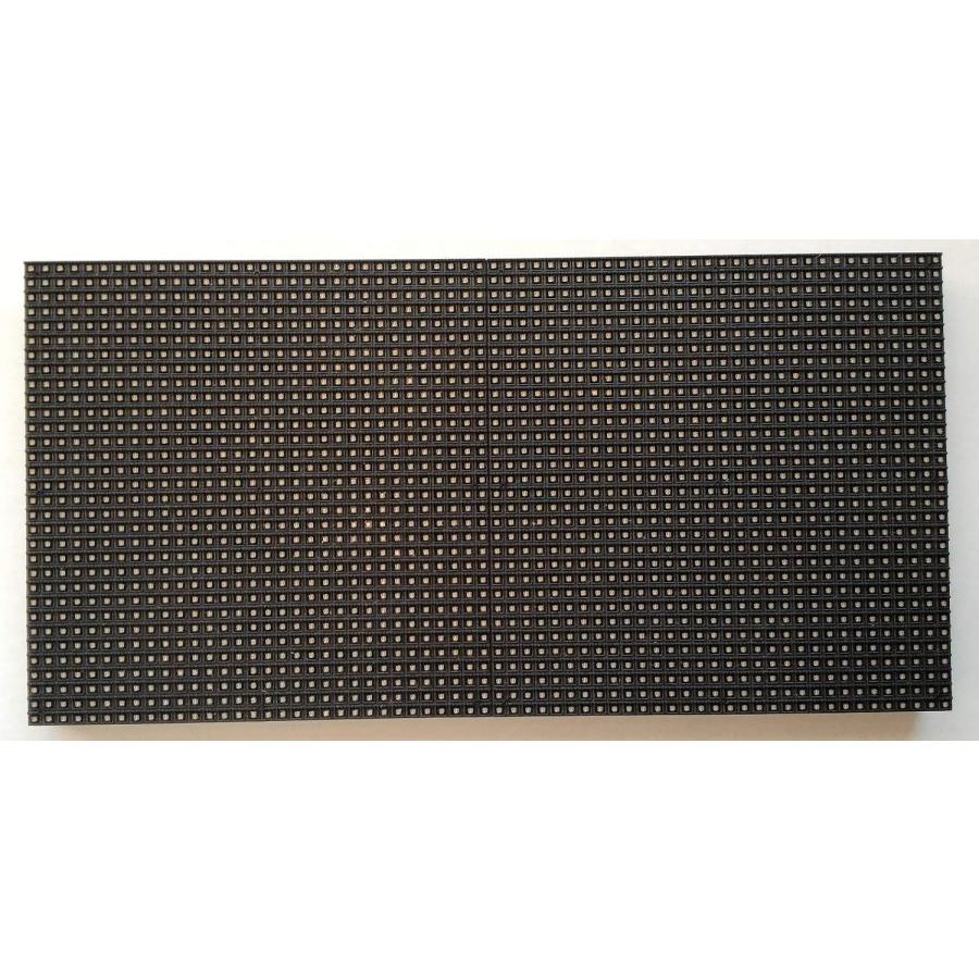 LED クリスタルライトパネル P4 屋内用 RGB LEDマトリックスパネル 64X32ピクセル 256mmx128mm, ABS