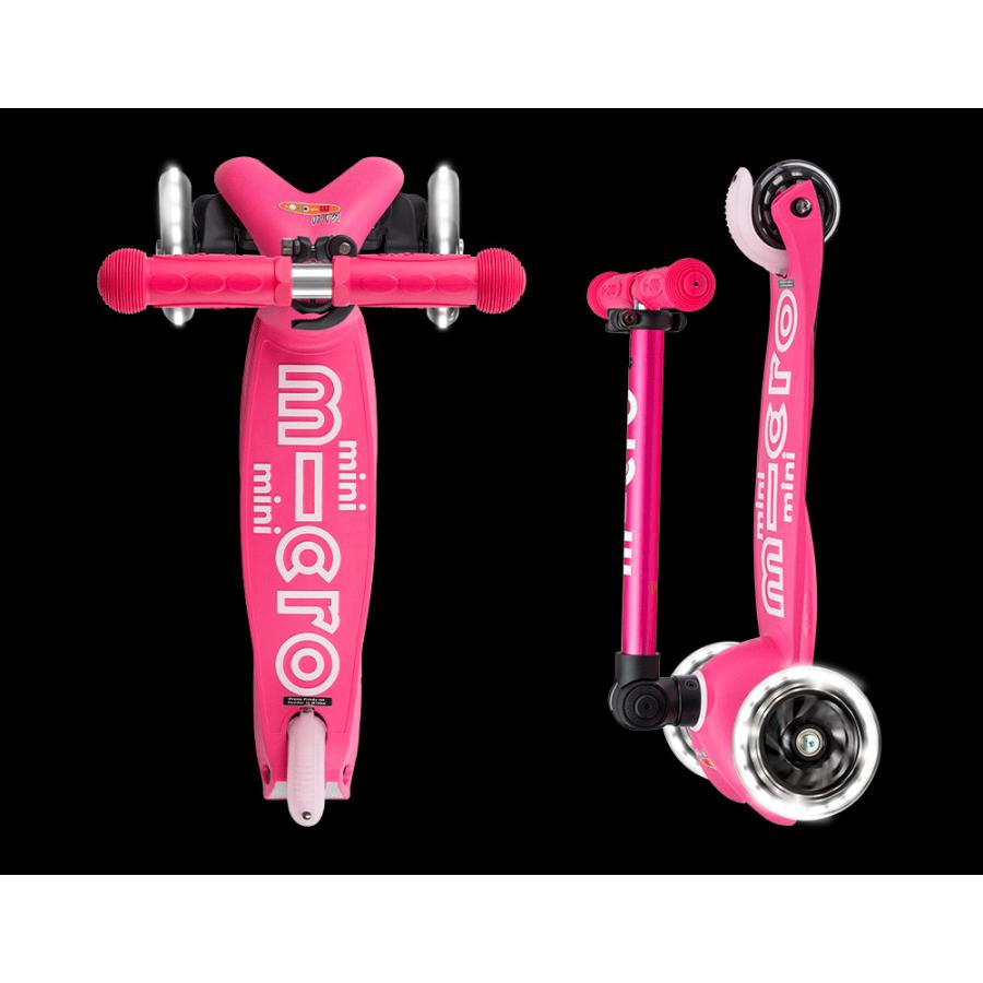 Micro Scooter ミニ マイクロ 折りたたみ デラックス LED 2歳〜 キック