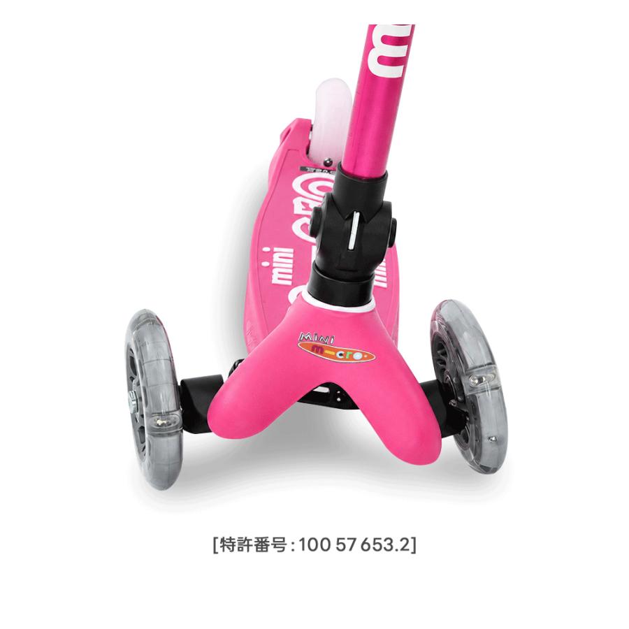 Micro Scooter ミニ マイクロ 折りたたみ デラックス LED 2歳〜 キック