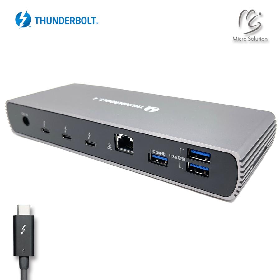 Thunderbolt 4 / USB 4 PD Full Dock 40Gbps TB4D110-MSJ -90W PD Charge「インテル、アップル認証済正規製品」 | 