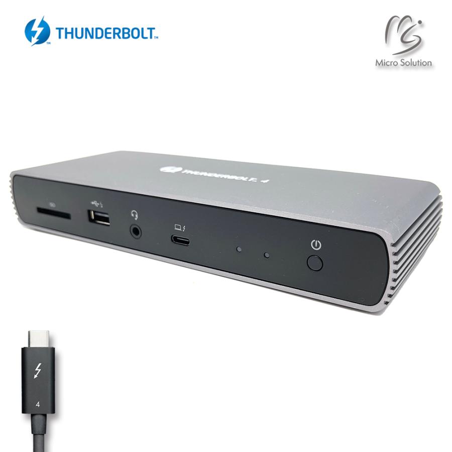 Thunderbolt 4 / USB 4 PD Full Dock 40Gbps TB4D110-MSJ -90W PD Charge「インテル、アップル認証済正規製品」 |  | 01