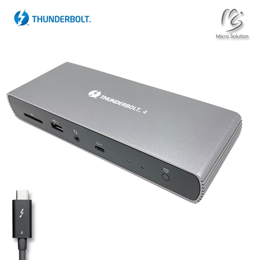 Thunderbolt 4 / USB 4 PD Full Dock 40Gbps TB4D110-MSJ -90W PD Charge「インテル、アップル認証済正規製品」 |  | 02