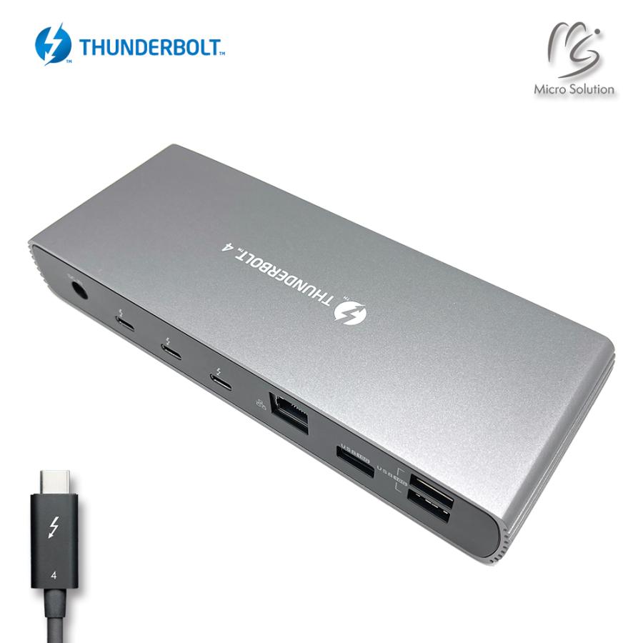 Thunderbolt 4 / USB 4 PD Full Dock 40Gbps TB4D110-MSJ -90W PD Charge「インテル、アップル認証済正規製品」 |  | 03