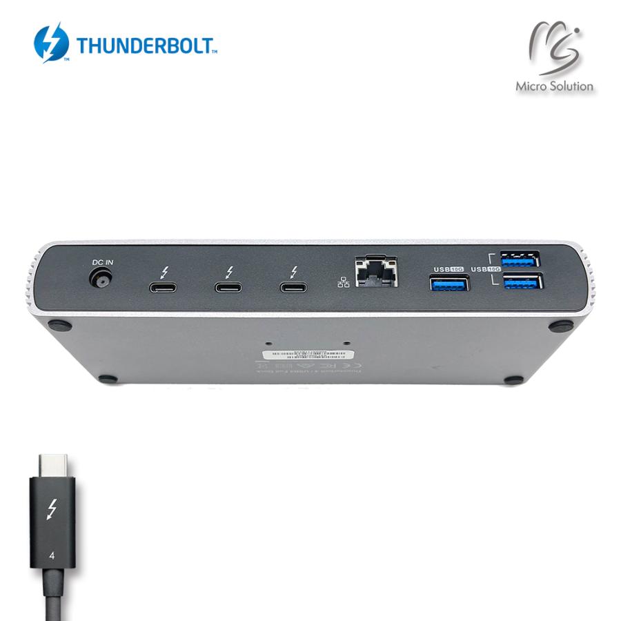 Thunderbolt 4 / USB 4 PD Full Dock 40Gbps TB4D110-MSJ -90W PD Charge「インテル、アップル認証済正規製品」 |  | 04