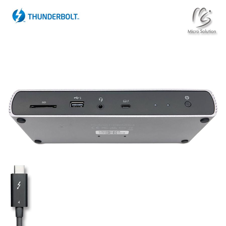 Thunderbolt 4 / USB 4 PD Full Dock 40Gbps TB4D110-MSJ -90W PD Charge「インテル、アップル認証済正規製品」 |  | 05