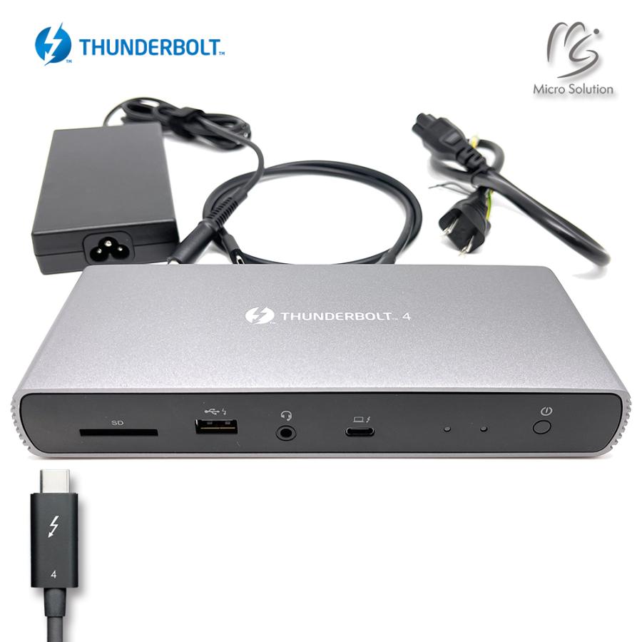Thunderbolt 4 / USB 4 PD Full Dock 40Gbps TB4D110-MSJ -90W PD Charge「インテル、アップル認証済正規製品」 |  | 07