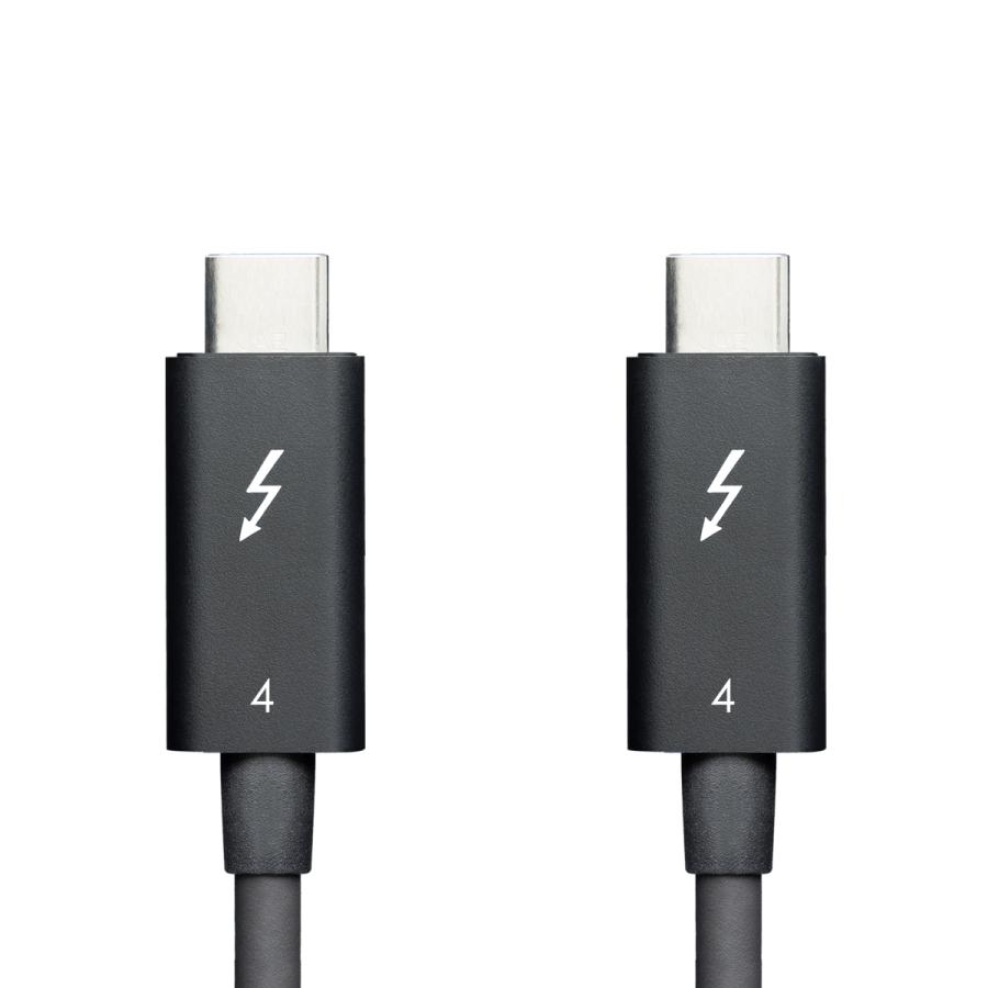 Thunderbolt 4 / USB 4 Passive 0.8m Cable 40Gbps Alt Mode 対応USB-IF正規認証ケーブル PD 100W USB2.0/3.0/3.1 Gen2, 全USB-C 最高性能対応 |  | 07