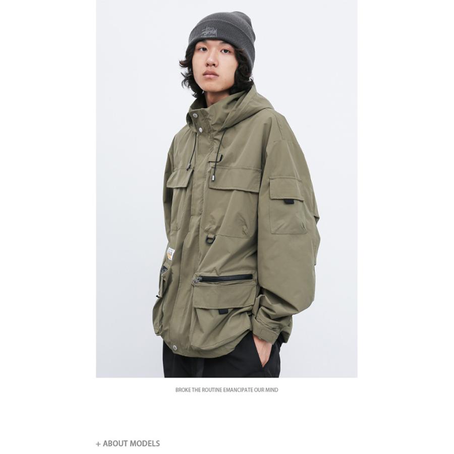 ジャケット メンズ きれいめ かっこいい カジュアル ミリタリージャケット アウター メンズ 服 春 秋 長袖 メンズファッション Qs Men01 ミックスジュース 通販 Yahoo ショッピング