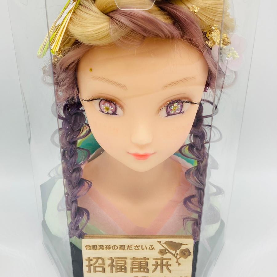大宰府降臨?福を招いて美を守る☆令和マネキ雛☆彡オリジナル文字入れ可  BeautifulHarmonyMiniMannequinの画像