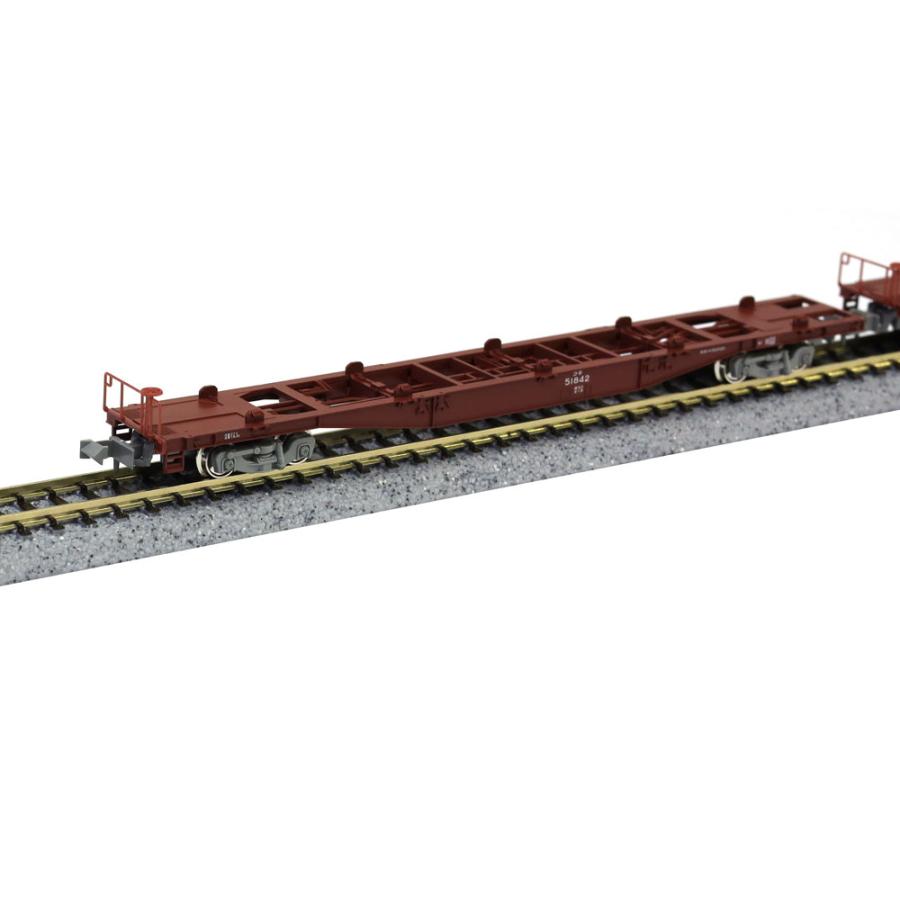 コキ50000（グレー台車） コンテナ無積載 11両セット 【KATO・10-1317 