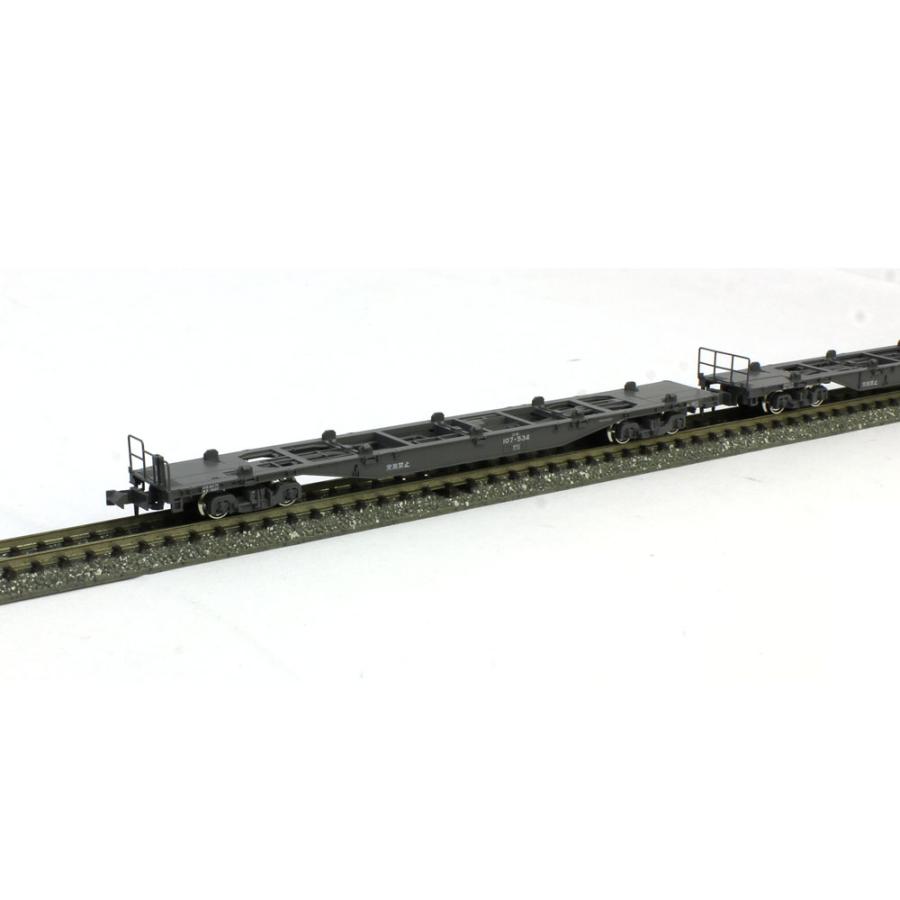 カトー（KATO） コキ106+107（JRFマークなし） コンテナ無積載 10両