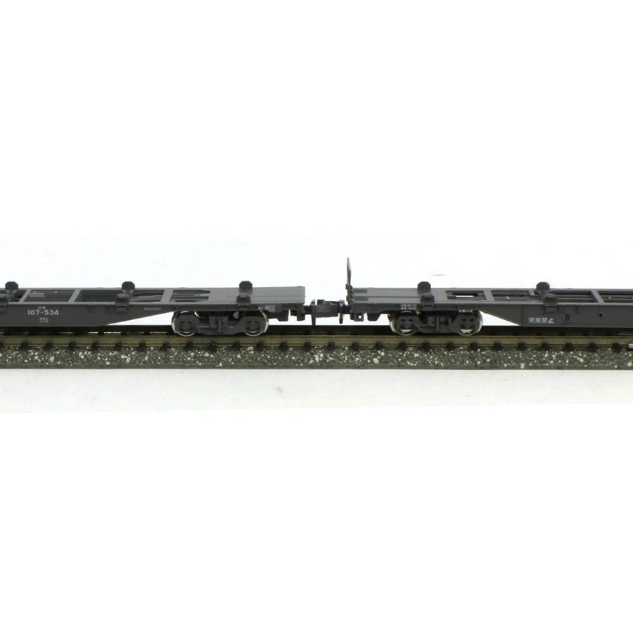 カトー（KATO） コキ106+107（JRFマークなし） コンテナ無積載 10両