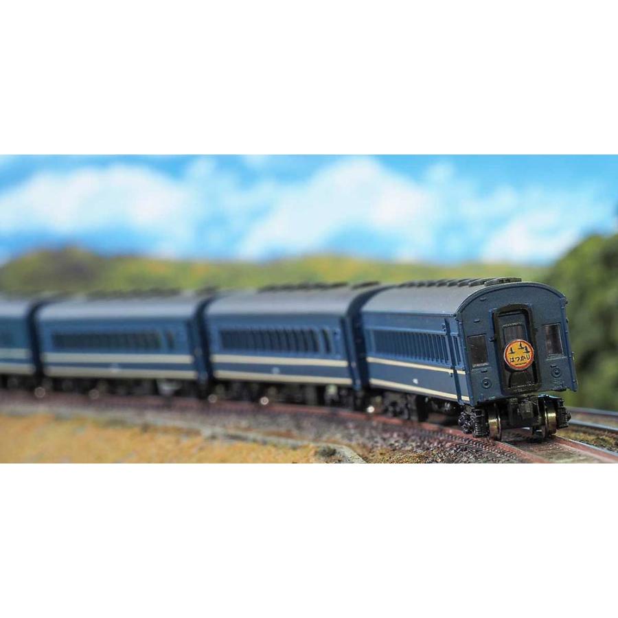 着色済み スハ44系特急「はつかり」基本5両編成セット 【グリーンマックス・19503】 | グリーンマックス