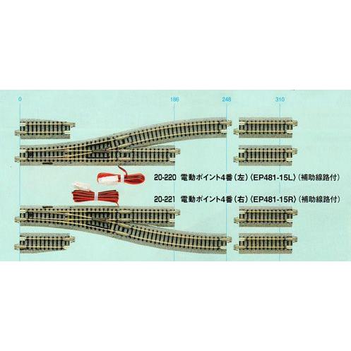 カトー 電動ポイント4番(左) 【KATO・20-220】 : ミッドナイン カトー 電動ポイント4番(左) 【KATO・20-220】 : ミッドナイン