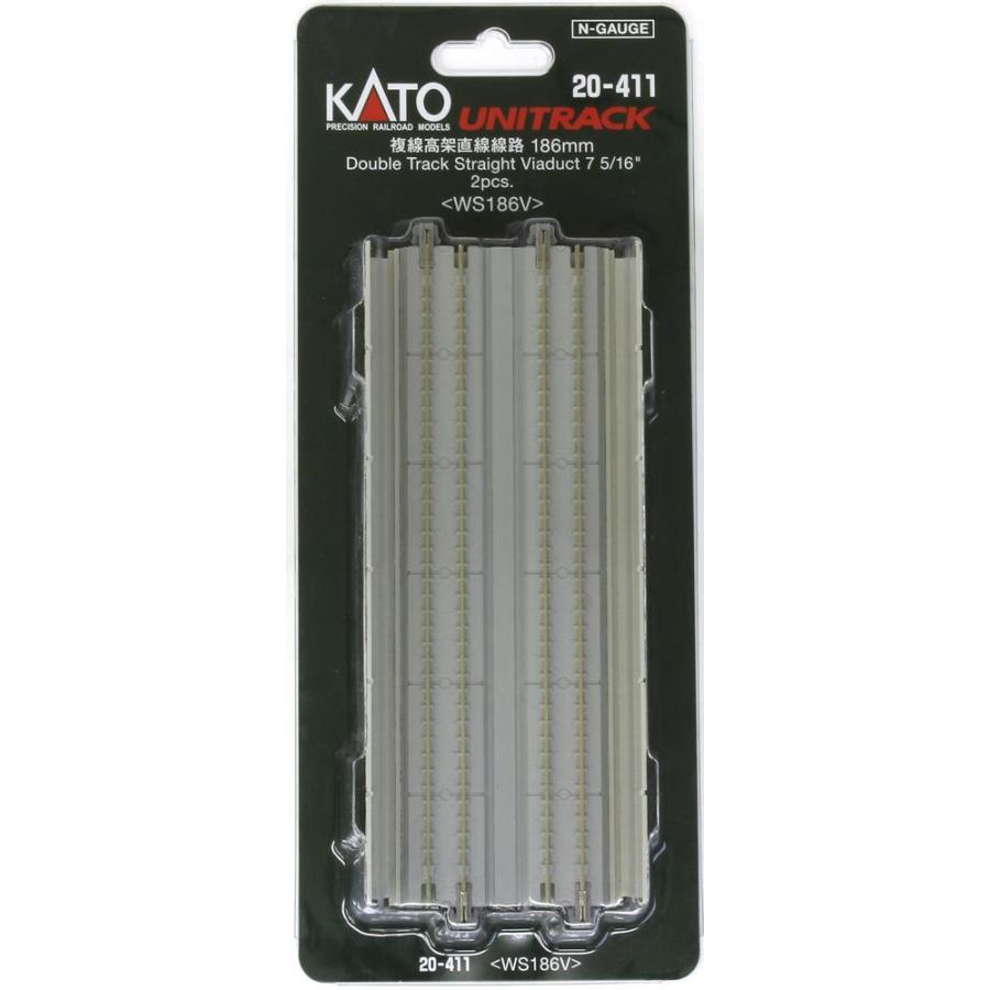 カトー（KATO） 複線高架直線線路186mm 【KATO・20-411】 : ミッド