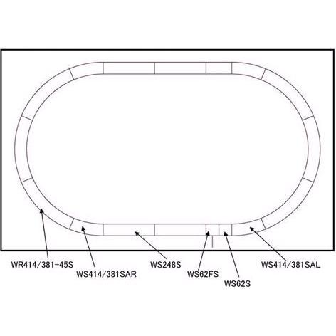 カトー（KATO） V17 複線スラブ軌道線路セット 【KATO・20-877