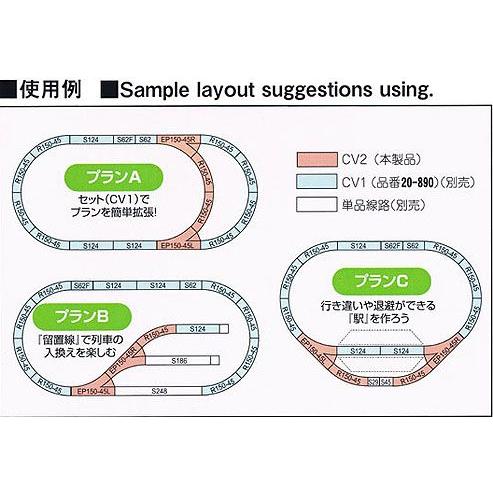 カトー（KATO） CV2 ユニトラックコンパクト 交換線電動ポイントセット