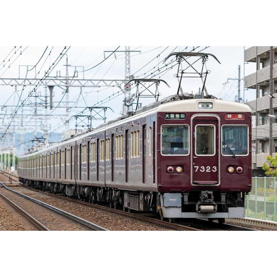 阪急7300系 8両編成 グリーンマックス 鉄道模型 32093＞阪急7300系 （京都線・7323＋7321編成タイプ）8両編成