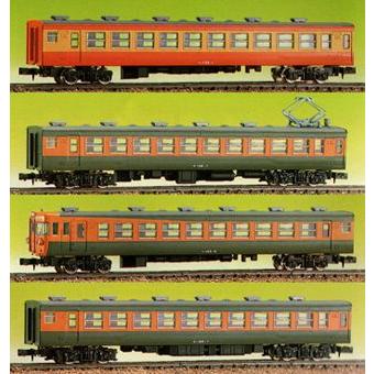 国鉄155系　増結4両セット（未塗装組立） 【グリーンマックス・434B】 | 