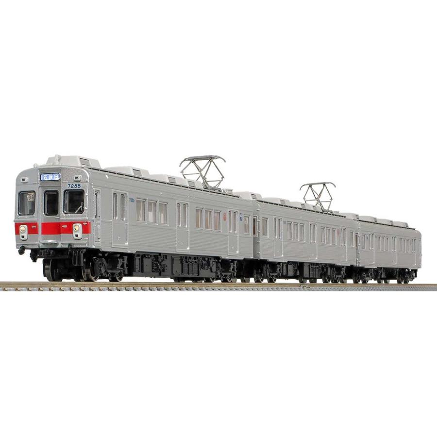 東急電鉄7200系（池上線 冷房車 赤帯）3両編成セット（動力付き） 【50797】 | グリーンマックス