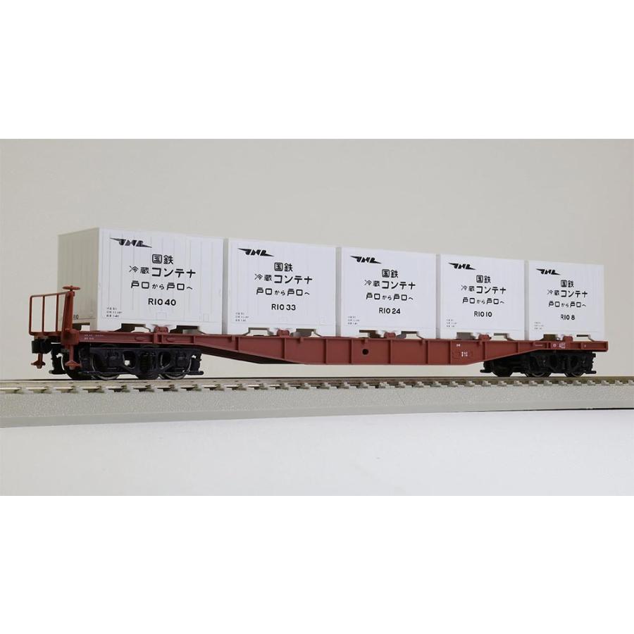 コキ5500 1次型 （R10形コンテナ搭載） 【天賞堂・58030】 | 