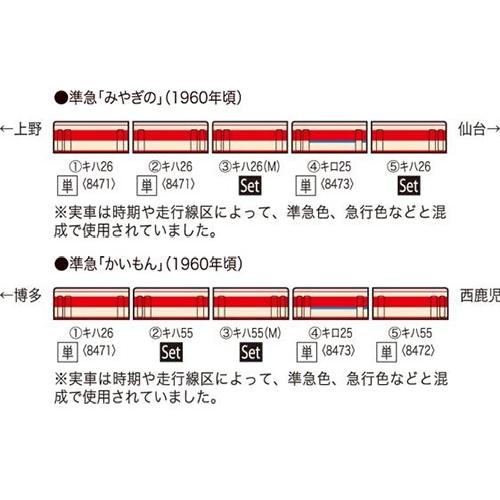 キハ26（初期急行色・一段窓）（T）   【TOMIX・8471】 | トミックス | 01