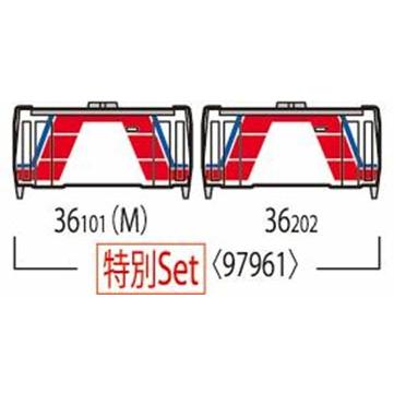 トミックス 三陸鉄道 36形（ありがとう三陸鉄道開業40周年）セット（2