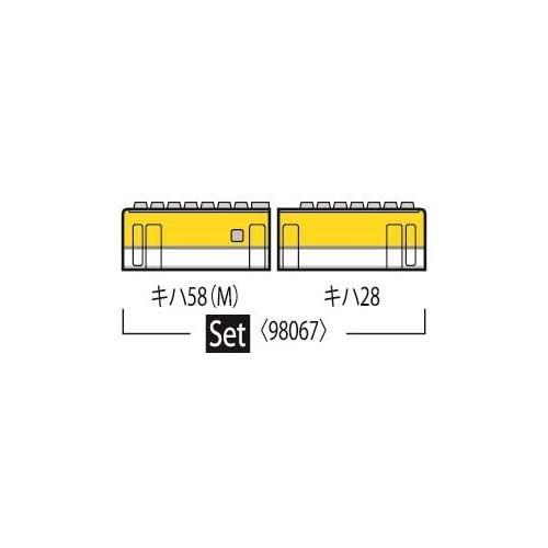 トミックス キハ58系ディーゼルカー（広島色）セット（2両） 【TOMIX