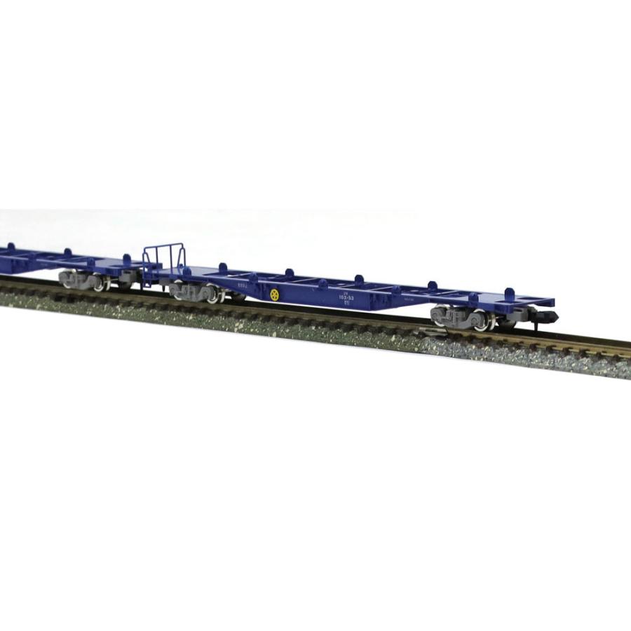トミックス JR コキ102・103形貨車（新塗装・コンテナなし）セット （4