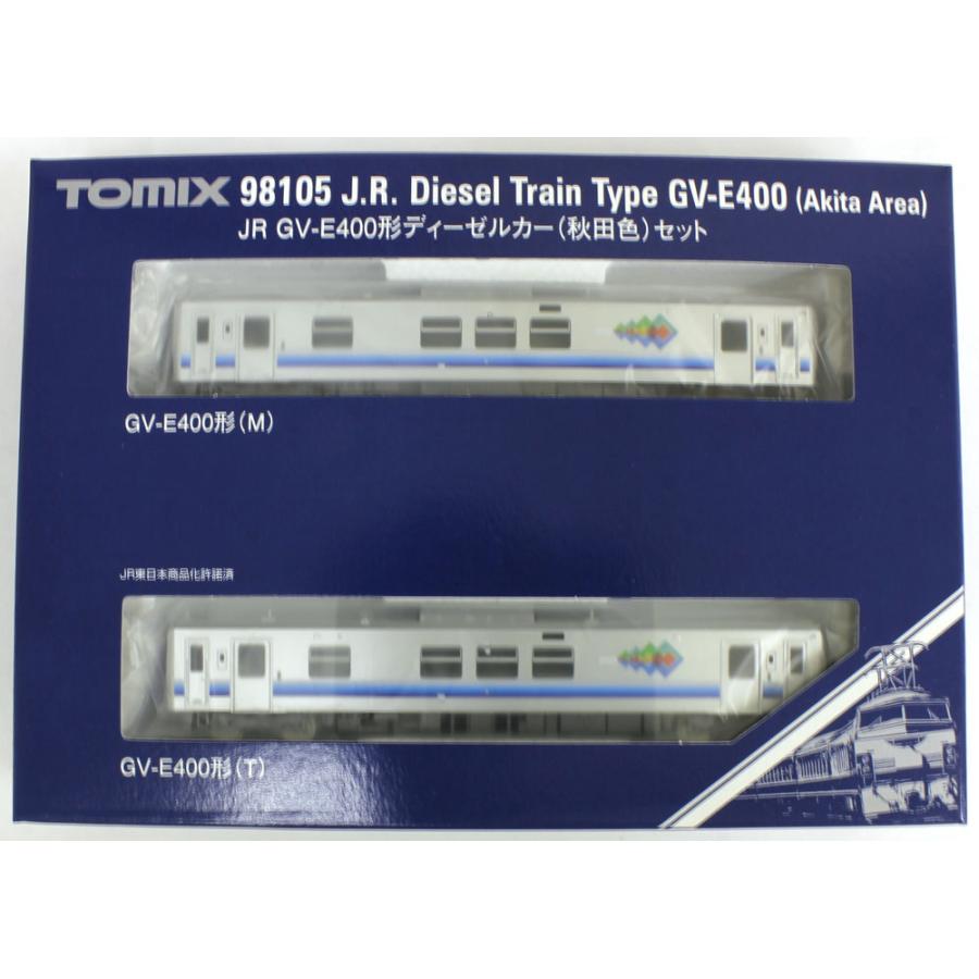 TOMIX 98105 GV-E400 ディーゼルカー(秋田色) 加工品 JR GV-E400形ディーゼルカー(秋田色)セット ｜製品情報｜製品