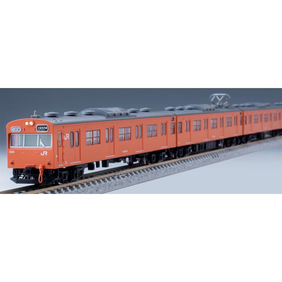 103系（JR西日本仕様 黒サッシ オレンジ）基本セット（4両） 【TOMIX