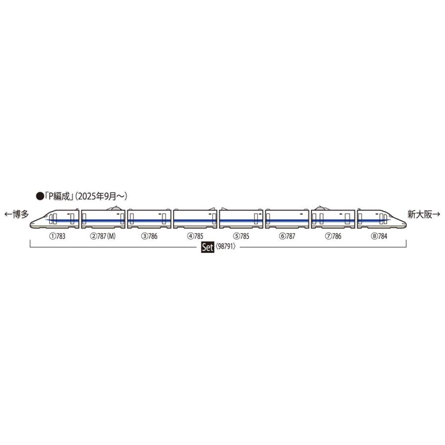 トミックス ※新製品 11月発売※ N700-6000系山陽新幹線セット（8両