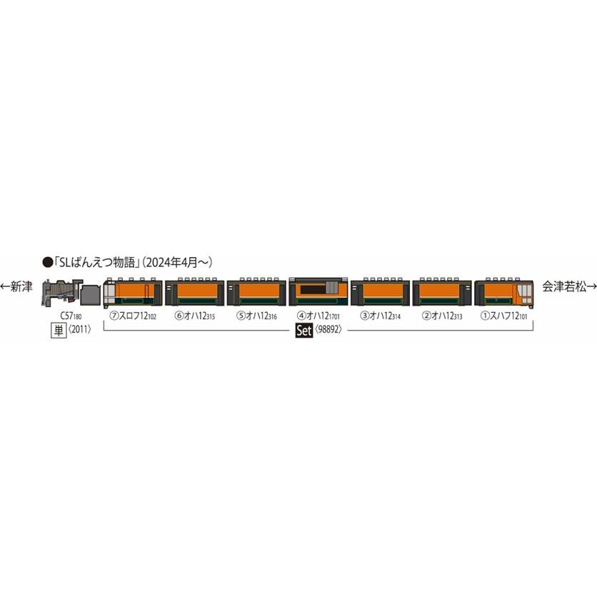 トミックス ※新製品 6月発売※ 12系客車(ばんえつ物語 オコジョ トミックス ※新製品 6月発売※ 12系客車(ばんえつ物語 オコジョ