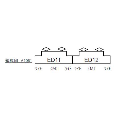 マイクロエース 相模鉄道 ED11+ED12 角型テールライト 重連セット