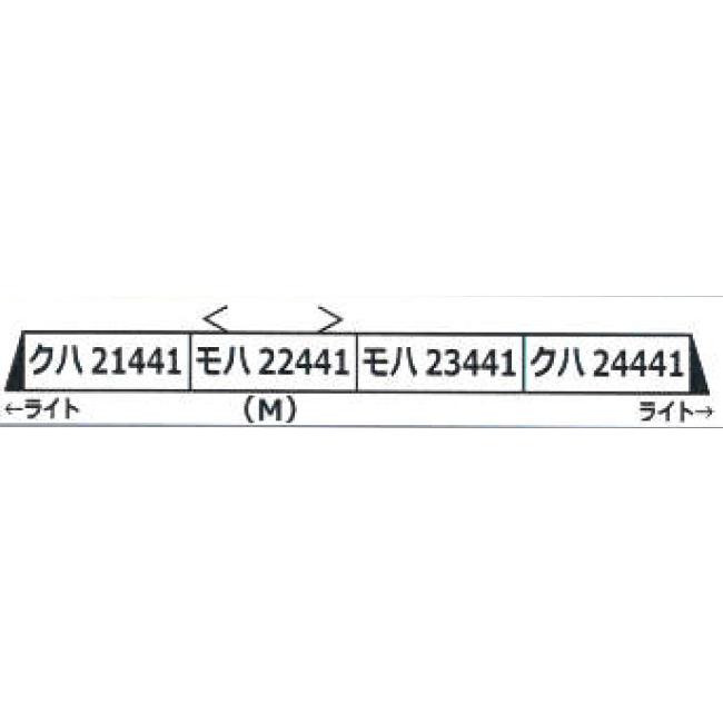 マイクロエース 東武20400型 (20440番台) 4両セット 【マイクロエース