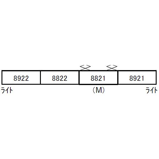 近鉄8810系 赤一色 4両セット 【マイクロエース・A8060】｜mid-9｜02