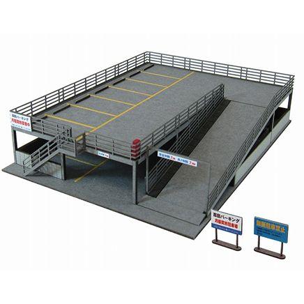 駐車場A（ペーパークラフト）【さんけい・MP03-75】 : ミッド