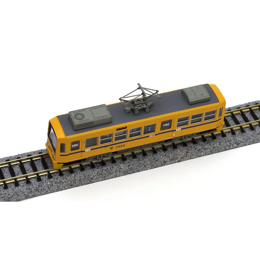 MODEMO 東京都電 7000形 「更新車」7022 青おび（M車） 【MODEMO