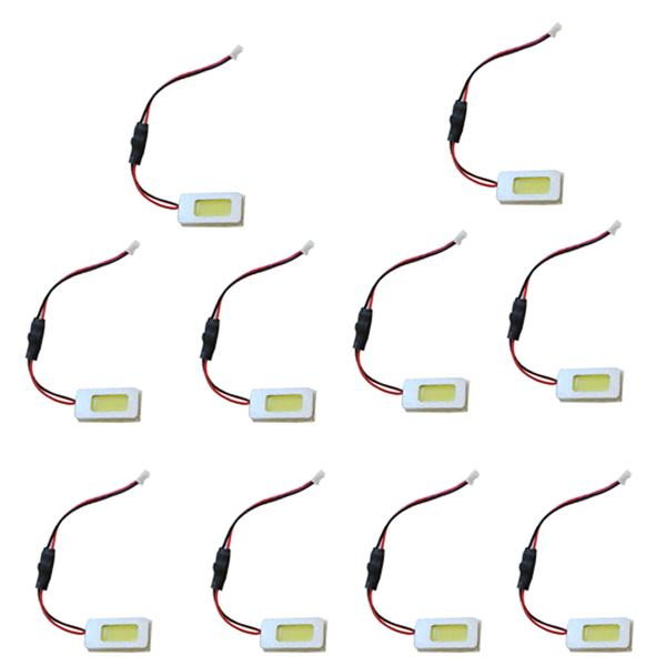 24v車専用 Ledルームランプ ホワイト 白 17mm 27mm Cob面発光 10個セット T10 Ba9s D31 3種類ソケット付き Led 基盤 トラック ダンプ M ミドルロイスショッピング 通販 Yahoo ショッピング