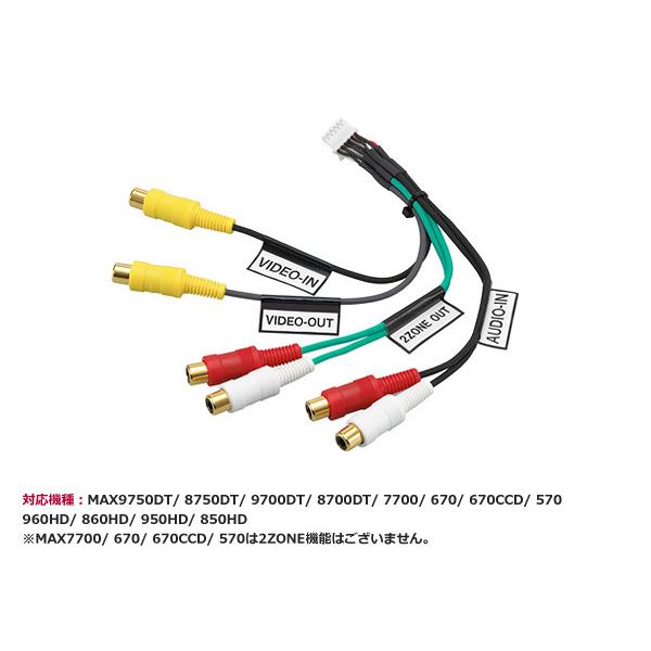 クラリオンナビVTR入力ケーブルCCA-657-500 映像音声 同等品 配線 コード 接続 カーナビ カーパーツ｜middlereus-shopping｜02