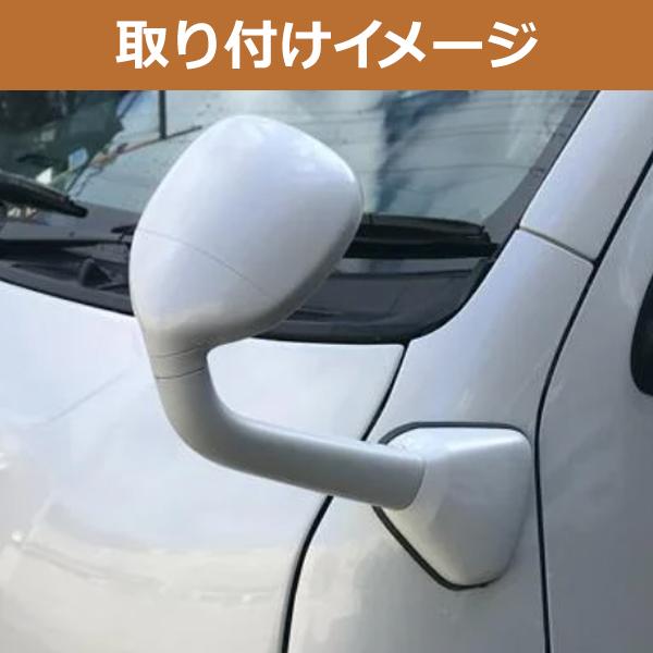 塗装済070 200系 ハイエース ガッツミラー パールホワイト 車検 塗装済070 200系 ハイエース ガッツミラー パールホワイト 車検