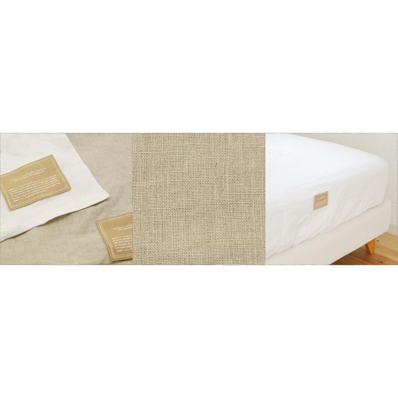 clew collabo labo2［クリューコラボラボ2］ リネンボックスシーツ（クィーン）の画像
