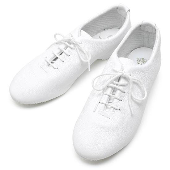 新品　CROWN トラベルシューズ　レースアップシューズ　レザー　白　サイズ5 CROWN クラウン レースアップシューズ JAZZ : MIDLAND SHIP - 通販