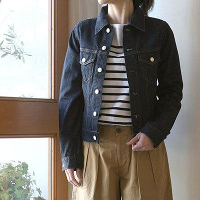 caqu サキュウ アンティーク デニムスタンダードジャケット 00001-05