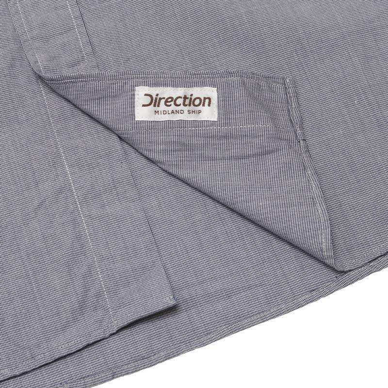 Direction ディレクション MICRO HOUNDTOOTH B.D SHIRT/千鳥格子ボタン