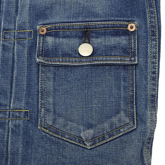 caqu サキュウ antique denim modern モダンジャケット type2nd 00702（1years used）｜midlandship｜07