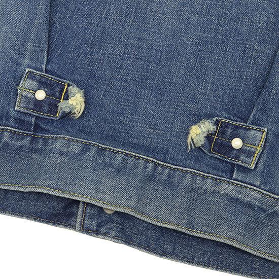 caqu サキュウ antique denim modern モダンジャケット type2nd 00702（1years used）｜midlandship｜08